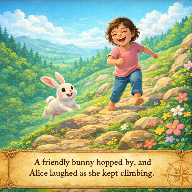 Mystical fantasy landscape with purple trees and blue castle